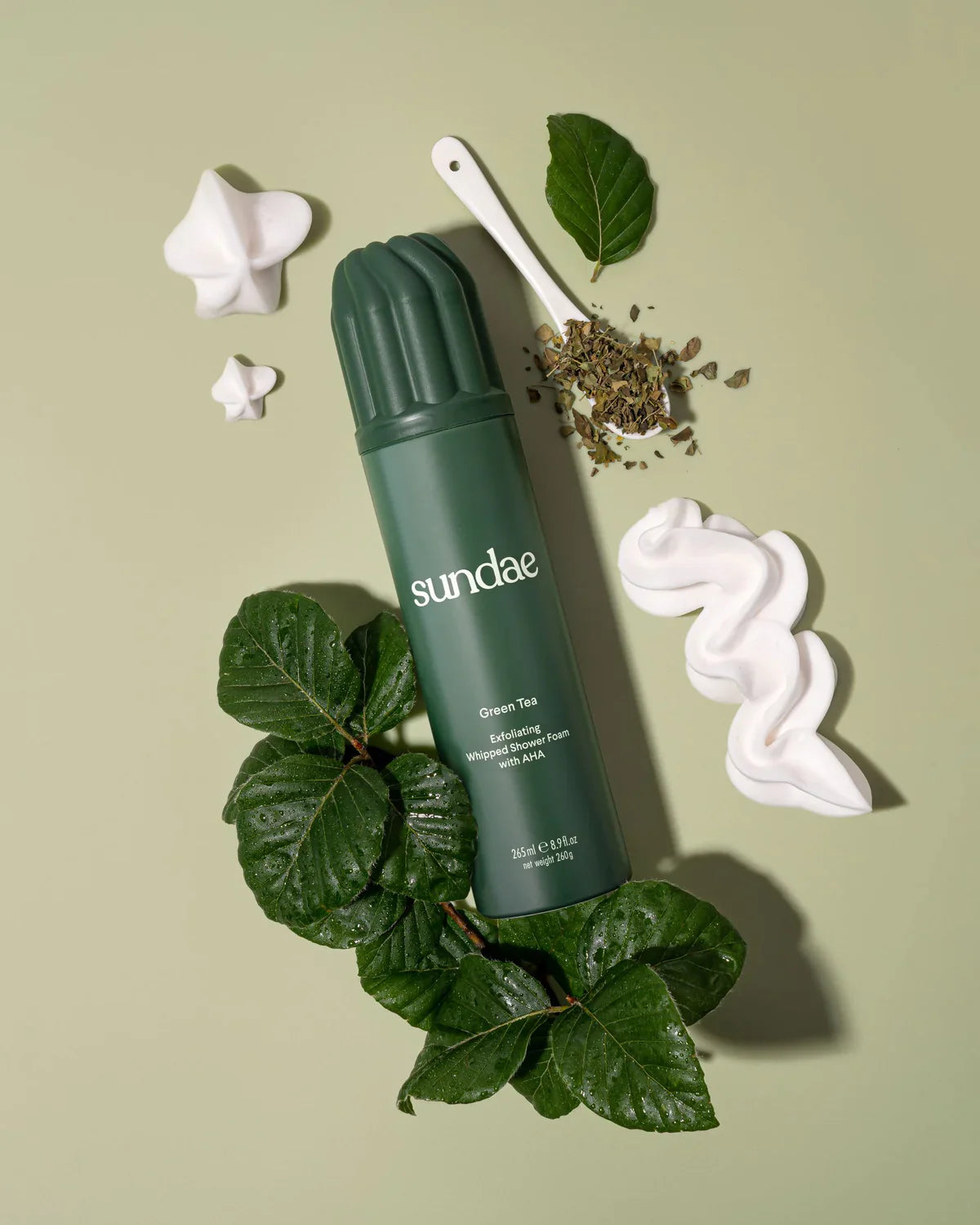 Sundae's new Green Tea exfoliating body wash